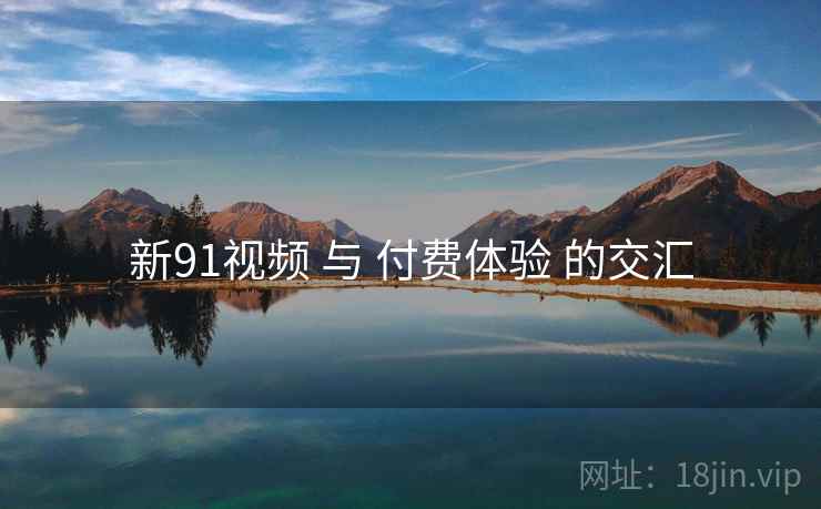 新91视频 与 付费体验 的交汇  第1张