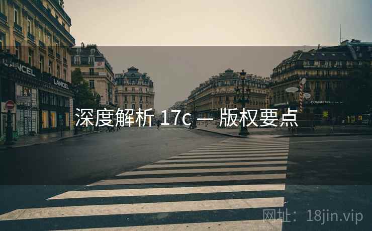 深度解析 17c — 版权要点  第1张