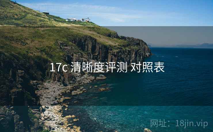 17c 清晰度评测 对照表  第1张